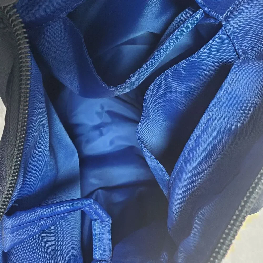 JW Anderson x UNIQLO Navy Blue Reversible Helmet Bag Backpack Tote 17x18